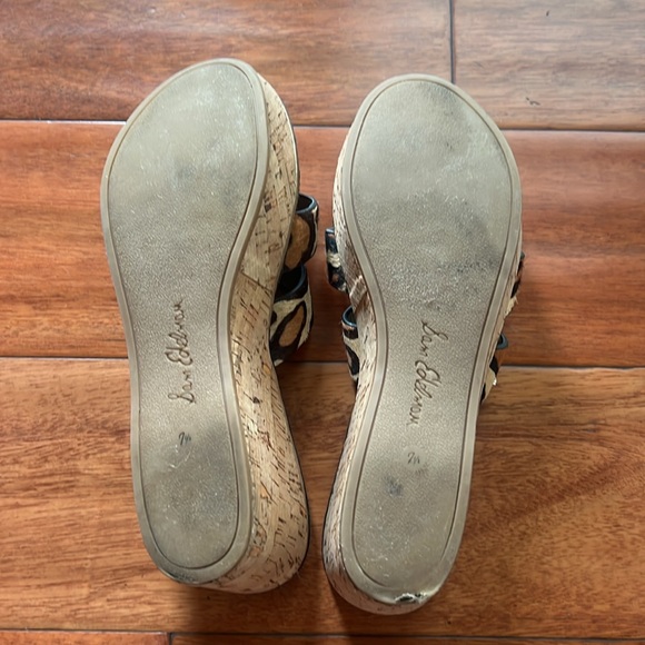 Sam Edelman Leopard Print Sandals - Picture 7 of 8